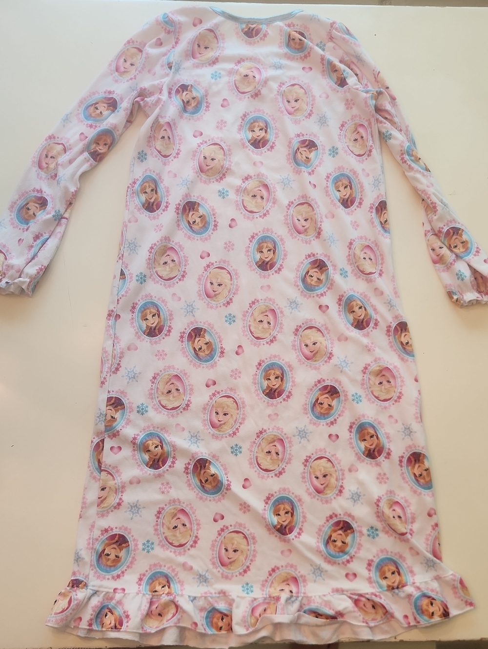 Disney Princess Frozen Flannel Nightgown Medium - Picture 2 of 6
